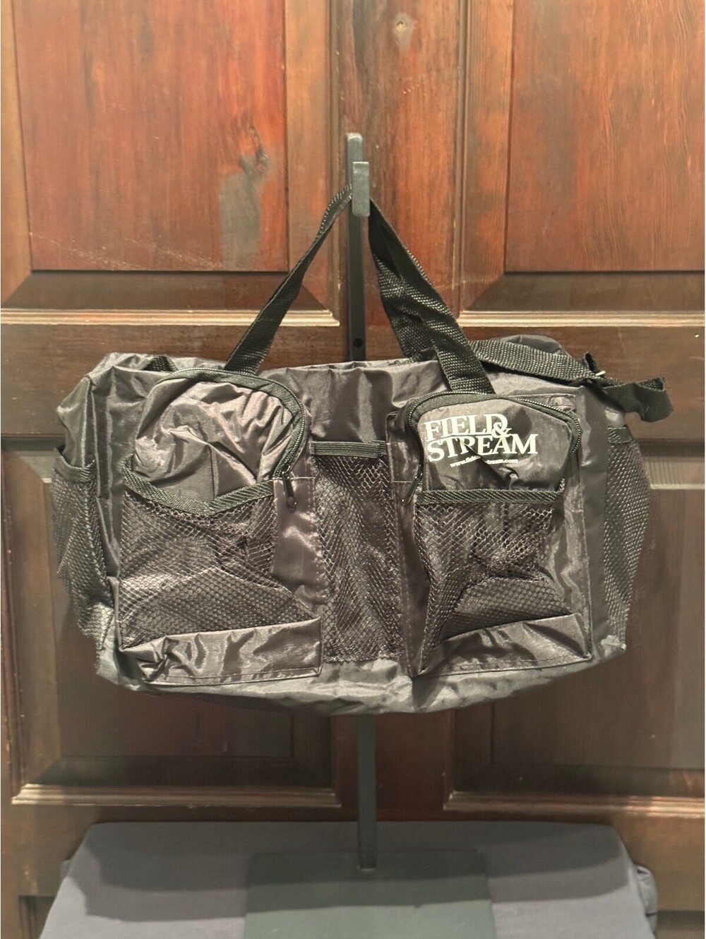 Field & Stream Black Multi-Pocket Utility Tote Bag